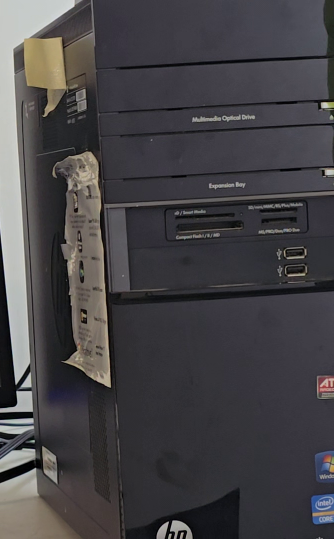 Used Hewlett Packard h8 1010 Desktop PC Intel Core i5 2390T 270GHz 8GB RAM 250GB SSD DVD